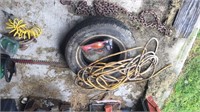 Electric wire tire lights chain