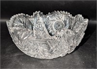 Cut Glass Crystal Bowl