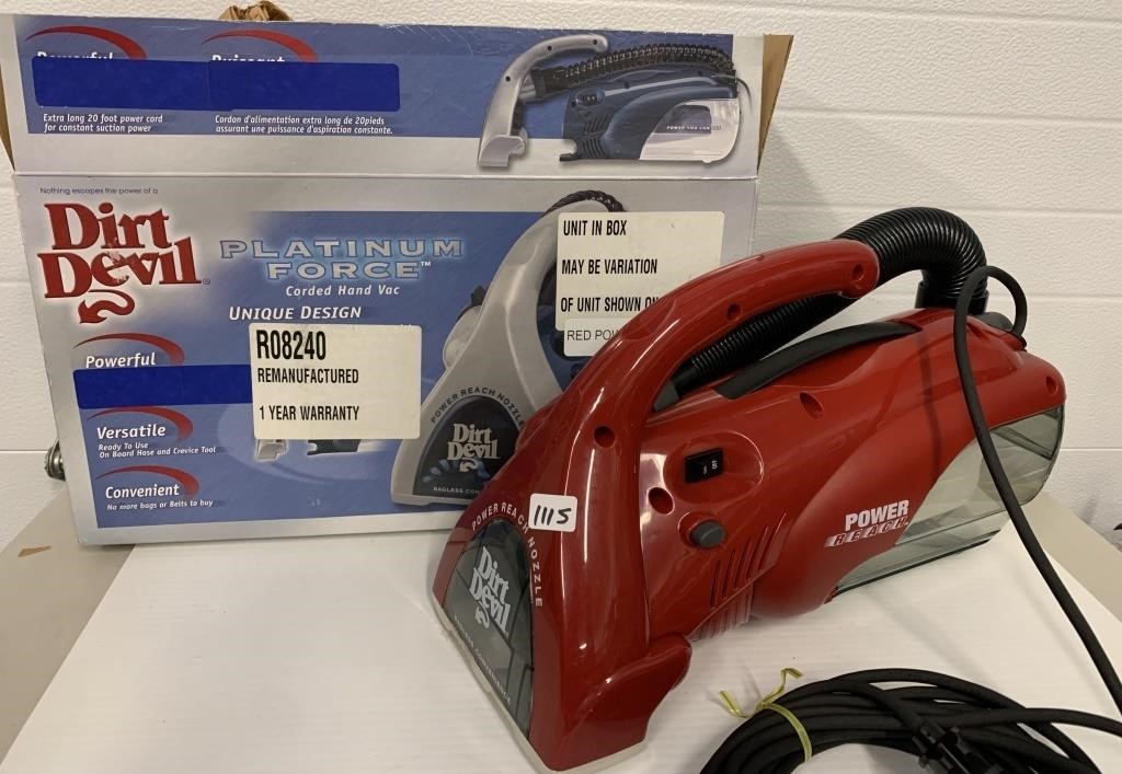 Dirt Devil Hand Vacuum (NO SHIPPING)