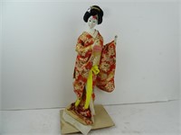 17" Vintage Porcelain Geisha Doll