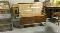 Cedar lined chest with key