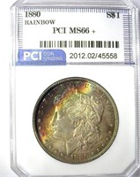 1880 Morgan PCI MS-66+ Rainbow LISTS FOR $5750