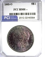 1883-O Morgan PCI MS-66+ Divine Color