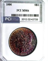 1896 Morgan PCI MS-64 Impressive Color