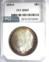 1879-S Morgan PCI MS-67 Excellent Toning
