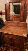 Antique Wood Wash Stand
