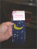 5PR WOMENS SOCKS SZ 4-11