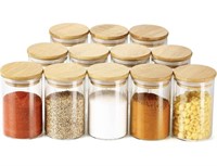 SPICES JARS WITH LABELS