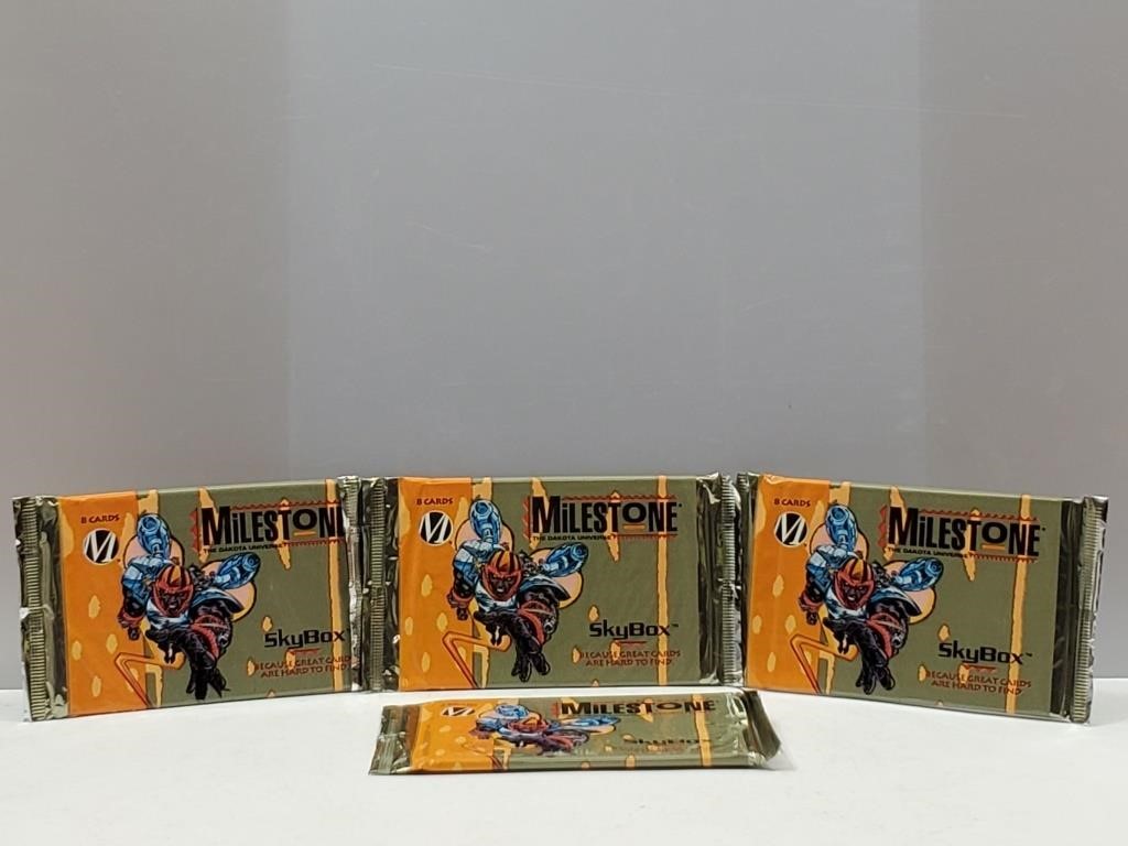 1993 Milestone Collector Cards 2 Sealed Packs