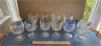 10 Vintage Beer Goblets