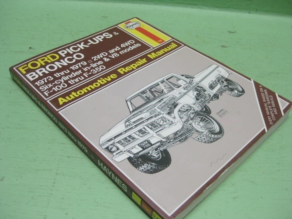 Haynes Ford Pick-Ups & Bronco Repair Manual