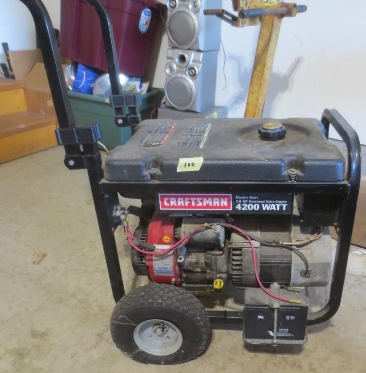 Craftsman 4200 Watt generator