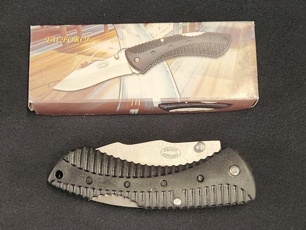 FROST CUTLERY "TACFORCE" LOCK BLADE POCKET KNIFE