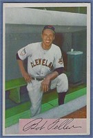 Nice 1954 Bowman 132 Bob Feller Cleveland Indians