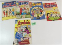 Qty of 5 Comics, Archie and Betty
