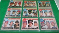 9x 1968 O-Pee-Chee Baseball Cards Clemente Aaron