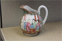 Antique Chinese Rose Medallion Creamer