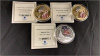 (2) National Anthem & America First Comm Coins