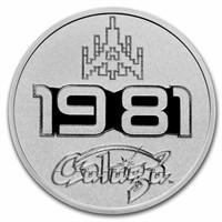 2021 1 Oz Silver Galaga 40th Anniversary Coin