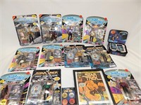 Star Trek Figurines, Buttons, Comic & Uno Cards