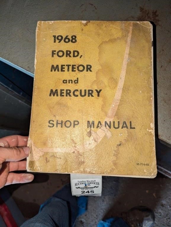 1968 Ford Meteor & Mercury service manual