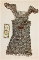 Chain Mail Dress for Small Person w Cross