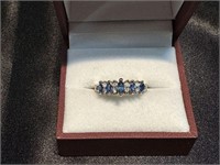 Sapphire and Diamond Ring Size 7