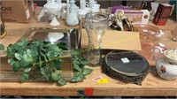 Mirror, Vase, Teapot, Glassware