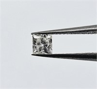 Natural Princess Cut Loose Diamond .35CT