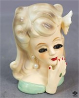 Porcelain Lady Head Vase