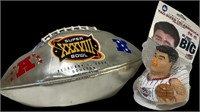 Super Bowl Souvenir Ball & Yao Ming Duck