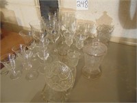Stemware & glassware lot