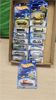 16 Hotwheels collector cars