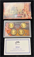 2010 US Mint Presidential $1 Coin Proof Set in Box