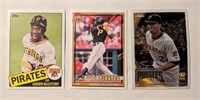 3 Andrew McCutcheon Topps '16 '13 & 2010 Chrome