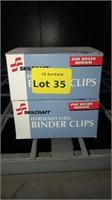 24 binder clips