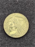 1929 $2 1/2 US Gold coin AU / UNC