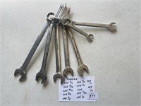 Forged Steel SAE Wrench Set