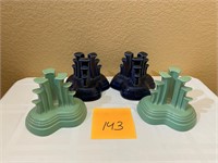 fiesta pyramid candle holders #143