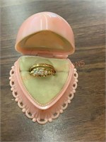 Vintage wedding rings Belais 14 K size 5 , other