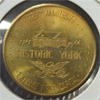1966 historic York token