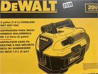 DEWALT CORDLESS VAC RETAIL $150