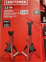 CRAFTSMAN RATCHETING JACK STANDS RETAIL $130