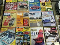 Vintage Motor Trend Magazines including issues