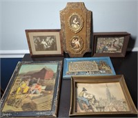 Group of Wall Art Items
