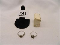Ring Settings; (2); One marked Drosten; Ring Box;