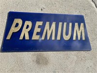 Premium plastic sign