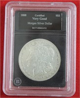 1888O  Morgan silver dollar