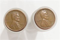 TWO ROLLS WHEAT BACK PENNIES LINCOLN PENNIES