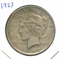 1923 Peace Silver Dollar